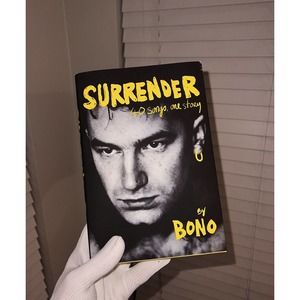 Surrender by BONO Hand Signed Autograph Limited Edition Hardcover U2 W Receipt!